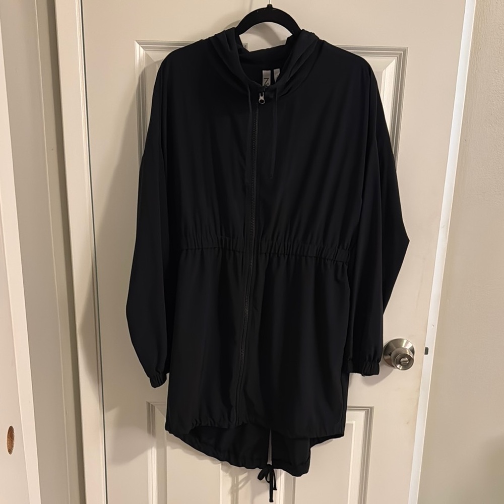 Z by Zella Black Hooded Jacket